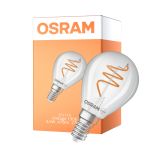 Osram Vintage 1906 LED Classic Slim E14 Pera Filamento Chiara 4.6W 470lm - 927 Bianco Molto Caldo | Miglior Resa Cromatica - Dimmerabile - Sostitutiva 40W