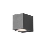 D'Lite Luce Da Parete Vrebos Nero | IP54 - Adatto Per 1x GU10