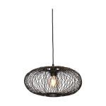 Good&Mojo Luce Pendente Cango Bambù Nero | Adatto per 1x E27 