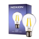 Noxion Lucent LED E27 Pera Filamento Chiara 8.5W 1055lm - 827 Bianco Molto Caldo | Dimmerabile - Sostitutiva 75W