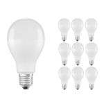 Confezione Multipack 10x Ledvance Classic LED E27 Pera Ghiaccio 19W 2452lm - 827 Bianco Molto Caldo | Sostitua 150W