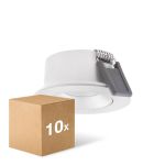 Confezione Multipack 10x Ledvance Faretti LED Air Adjust Aluminium Bianca 4W 320lm 36D - 930 Luce Calda | Ritaglio 68mm - IP23 - Miglior resa cromatica - Dimmerabile