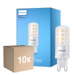 Confezione Multipack 10x Philips Corepro LED Capsule G9 4.8W 570lm - 827 Bianco Molto Caldo | Sostitutiva 60W