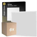 Confezione Multipack 6x Bright Choice Pannello A LED V2 Backlit 36W 3600lm - 840 Bianco Freddo | 60x60cm - UGR <22