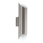 Eglo Luce Da Parete Agolada Esterni Acciaio Inossidabile Grigio Up & Down 7.4W 660lm - 830 Luce Calda - 