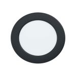 Eglo Incasso Faretti Illuminazione del bagno Fueva 6 Plastica Nero 6.3W 720lm - 827-840-865 CCT