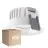 Confezione Multipack 10x Ledvance Faretti LED Fix Aluminium Bianca 8W 680lm 36D - 930 Luce Calda | Ritaglio 68mm - IP44 - Miglior resa cromatica - Dimmerabile