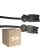 Confezione Multipack 50x Noxion GST - Compatibile Cavo di prolunga Nero - Maschio + Femmina - 5m - 3 pole 1,5mm2