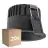 Confezione Multipack 20x Ledvance Faretti LED Scurolight Aluminium Nero 8W 680lm 36D - 930 Luce Calda | Ritaglio 68mm - IP44 - Miglior resa cromatica - Dimmerabile