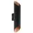 Eglo Luce Da Parete Agolada Esterni Acciaio Zincato Nero Rame Up & Down 7.4W 660lm - 830 Luce Calda - 