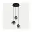 Eglo Luce Pendente Aguilares Acciaio Nero | IP20 - Adatto per 3x E27 