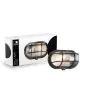 D'Lite Luce Da Parete Ecco Nero Ovale | IP44 - Adatto per 1x E27