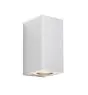 Nordlux Canto Maxi Kubi 2 Luce Da Parete Aluminium Bianca Up & Down | IP44 - Adatto per 2x GU10
