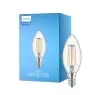 Philips Corepro LED Candela E14 Filamento Chiara 4.3W 470lm - 827 Bianco Molto Caldo | Sostitutiva 40W