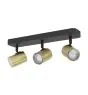 Eglo Luce da soffitto Consuma 1 Acciaio Nero | IP44 - Adatto per 3x GU10 