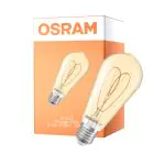 Osram Vintage 1906 LED E27 Edison Filamento Oro 4.9W 470lm - 922 Bianco Molto Caldo | Miglior Resa Cromatica - Dimmerabile - Sostitutiva 40W