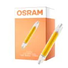 Osram LED Slim Line R7S LED R7S 118mm Chiara 8W 806lm - 827 Bianco Molto Caldo | Sostitutiva 60W