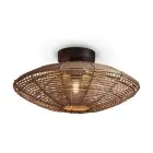 Good&Mojo Luce da soffitto Tanami Rattan Marrone | Adatto per 1x E27 
