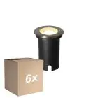 Confezione Multipack 6x Nordlux Andor Faretti A Terra Metallo Il Giro | Adatto per 1x GU10