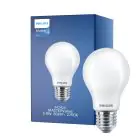 Philips MASTER Value LED Bulbo E27 Pera Ghiaccio 5.9W 806lm - 927 Bianco Molto Caldo | Miglior resa cromatica - Dimmerabile - Sostitutiva 60W